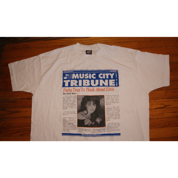 VTG 90s Patty Loveless Music City Tribune When Angels Fly 2XL TShirt USA Made - Picture 1 of 10